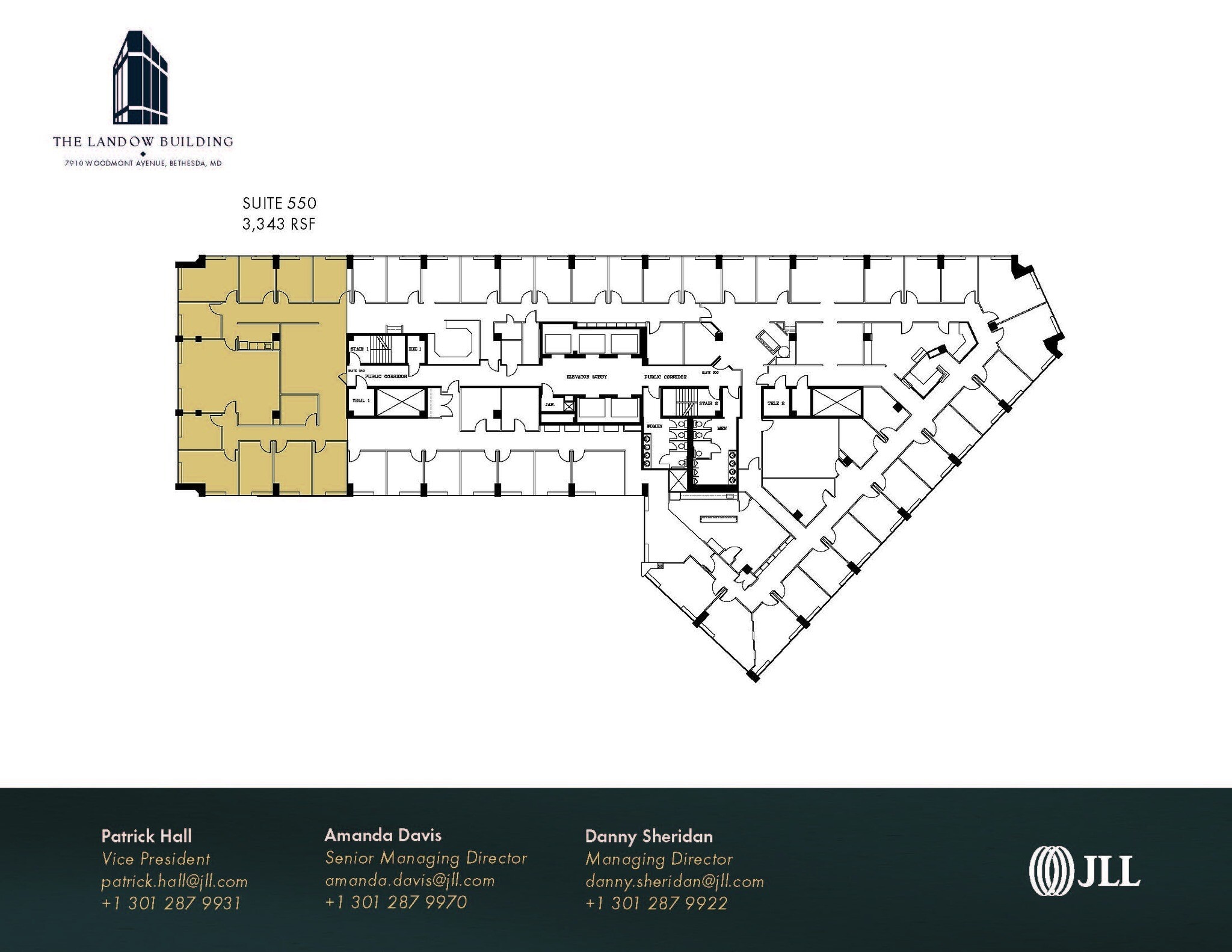7910 Woodmont Ave, Bethesda, MD for lease Floor Plan- Image 1 of 1