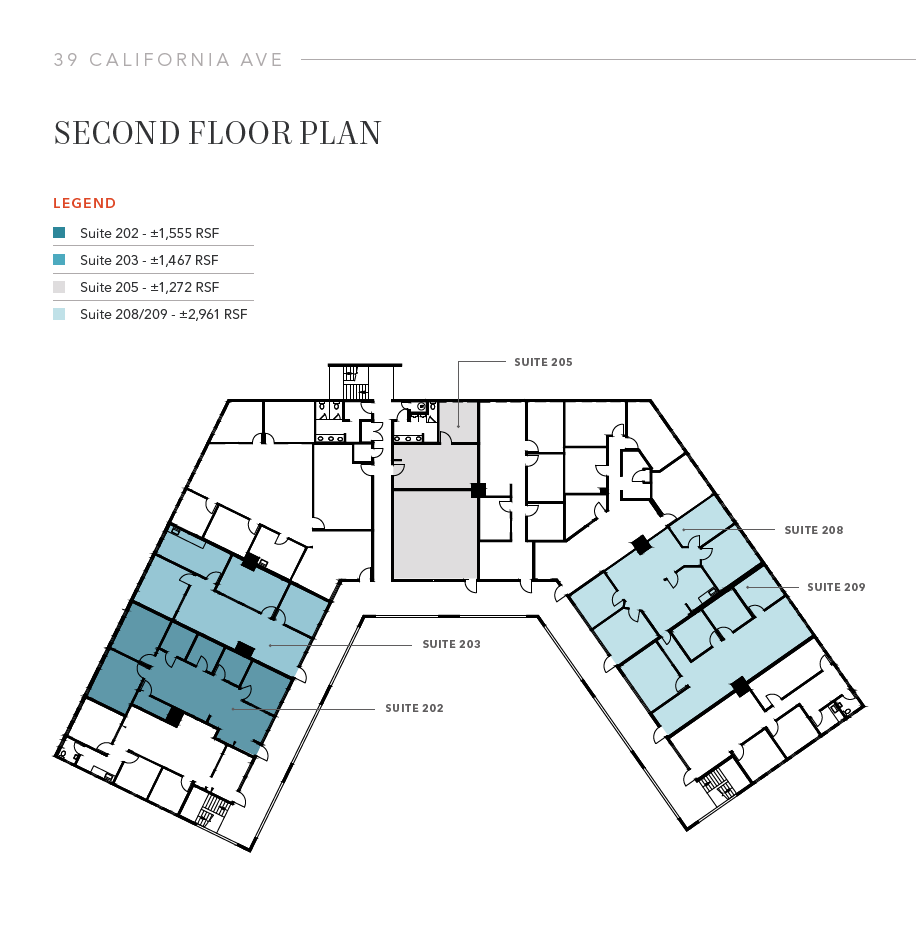 39 California Ave, Pleasanton, CA for lease Floor Plan- Image 1 of 1