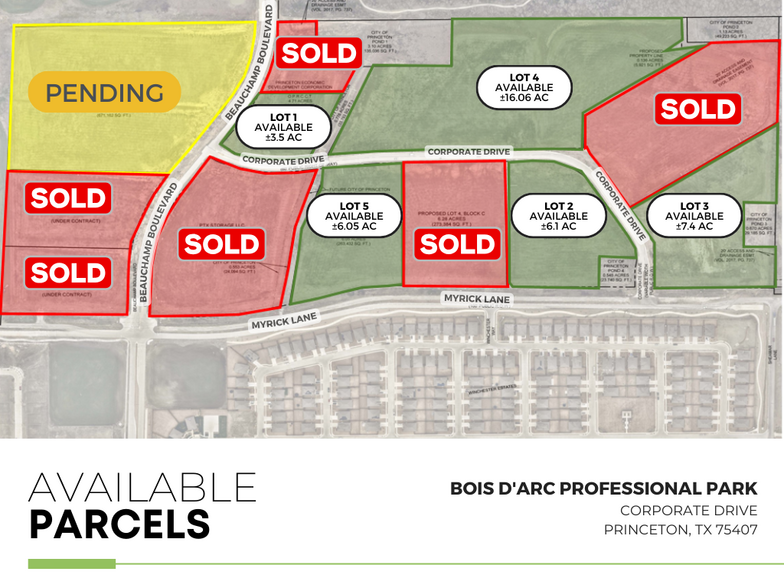 Corporate Dr, Princeton, TX for sale - Site Plan - Image 2 of 2