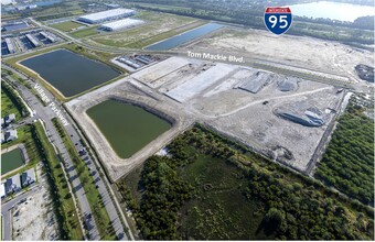 12070 SW Tom Mackie Blvd, Port Saint Lucie, FL - aerial  map view