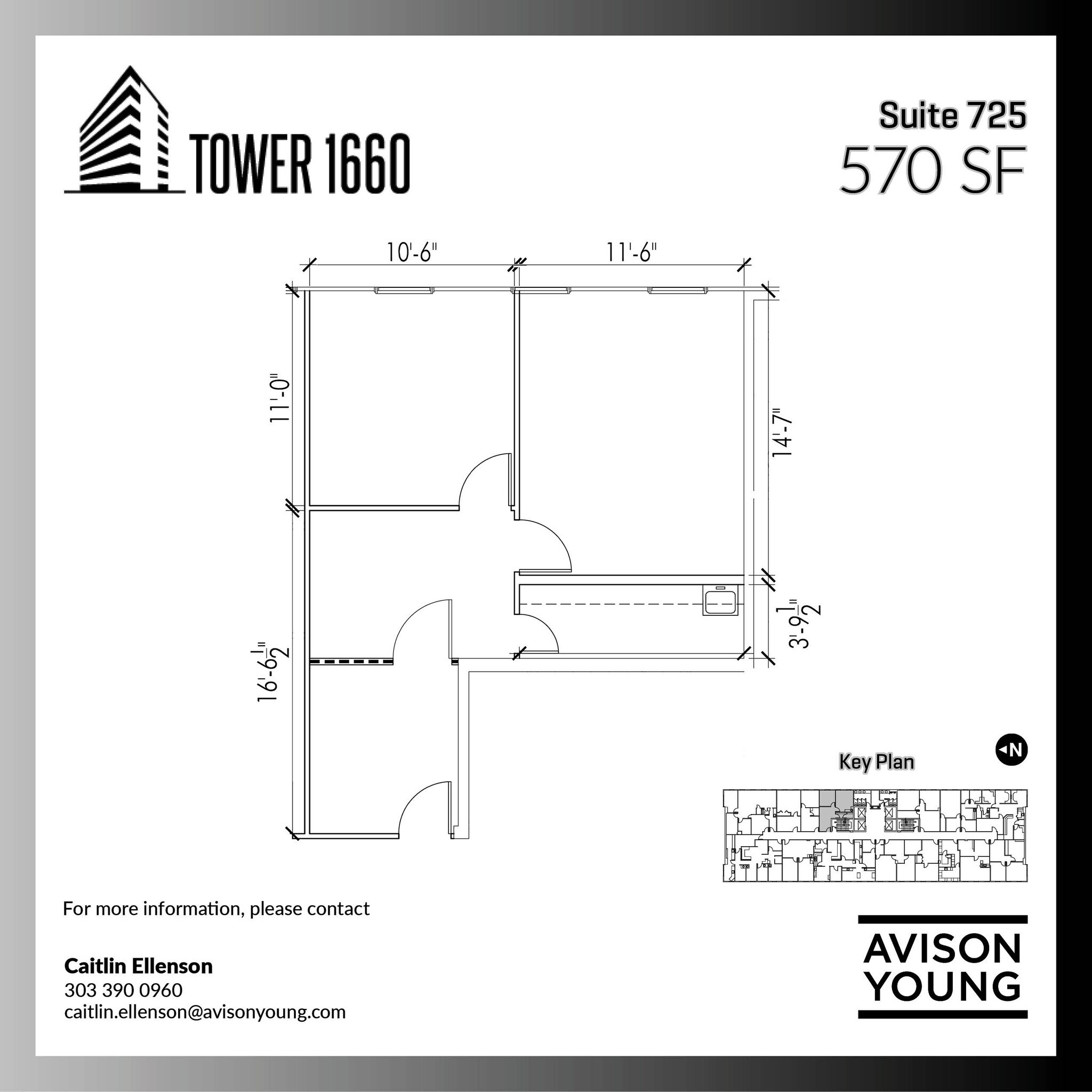 1660 S Albion St, Denver, CO for lease Floor Plan- Image 1 of 1