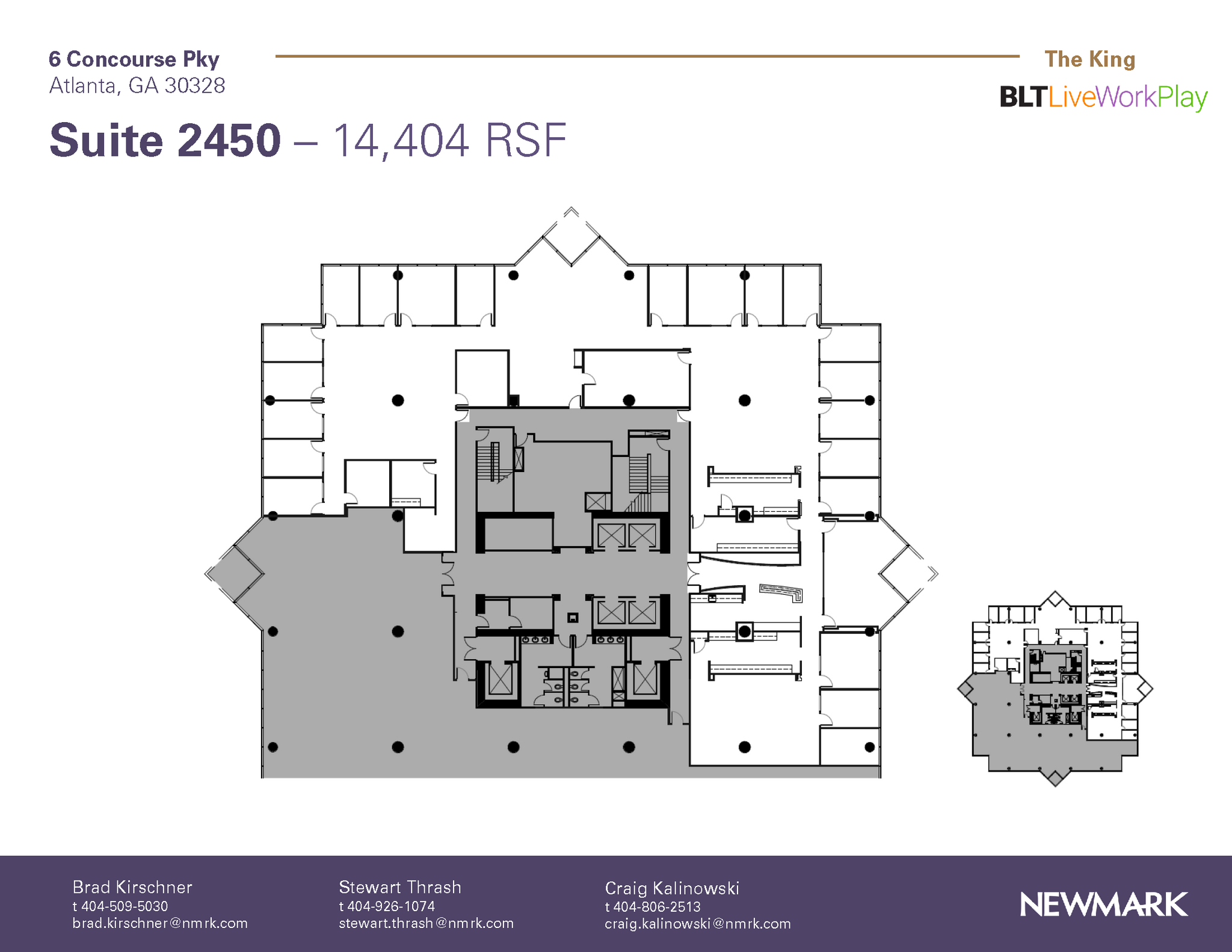 6 Concourse Pky NE, Atlanta, GA for lease Floor Plan- Image 1 of 1