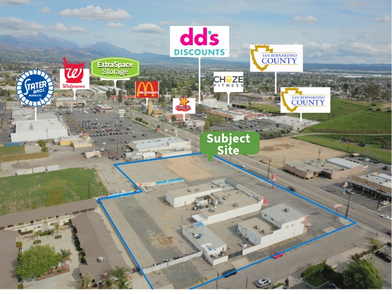 1408-1432 E Highland Ave, San Bernardino, CA for lease - Building Photo - Image 1 of 9