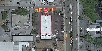 615-621 Missouri Ave N, Largo, FL - aerial  map view