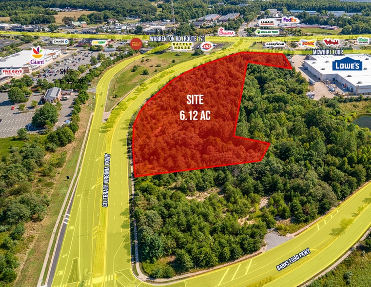 Celebrate Virginia Parkway Pky, Fredericksburg, VA for sale - Aerial - Image 1 of 17
