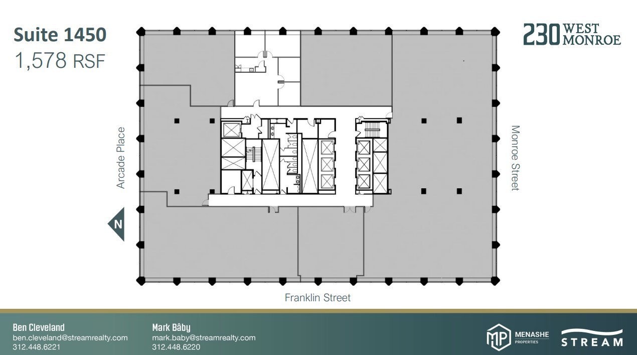 230 W Monroe St, Chicago, IL for lease Floor Plan- Image 1 of 1