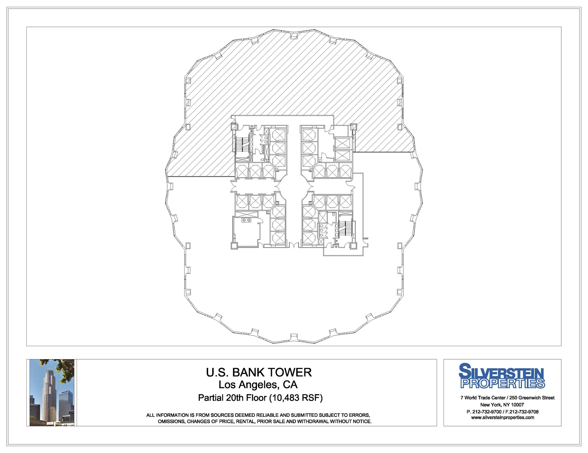 633 W 5th St, Los Angeles, CA for lease Floor Plan- Image 1 of 1