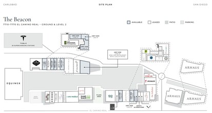 7720-7790 El Camino Real, Carlsbad, CA for lease Site Plan- Image 1 of 1