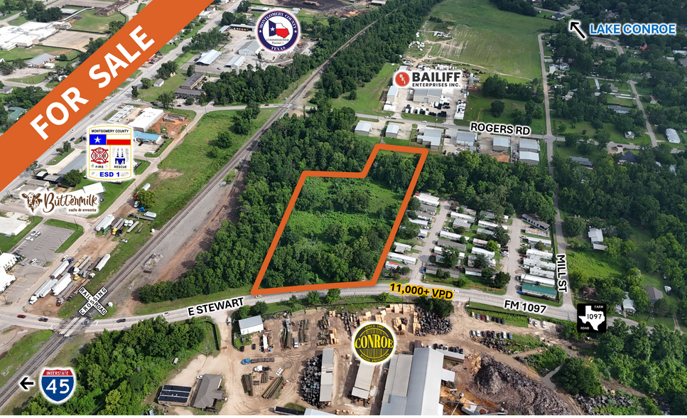 301 FM 1097, Willis, TX for sale - Aerial - Image 1 of 4