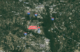 7285 Hawkinsville Rd, Macon-Bibb, GA - aerial  map view