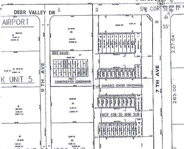 21629 N 9th Ave, Phoenix, AZ for sale - Plat Map - Image 2 of 5