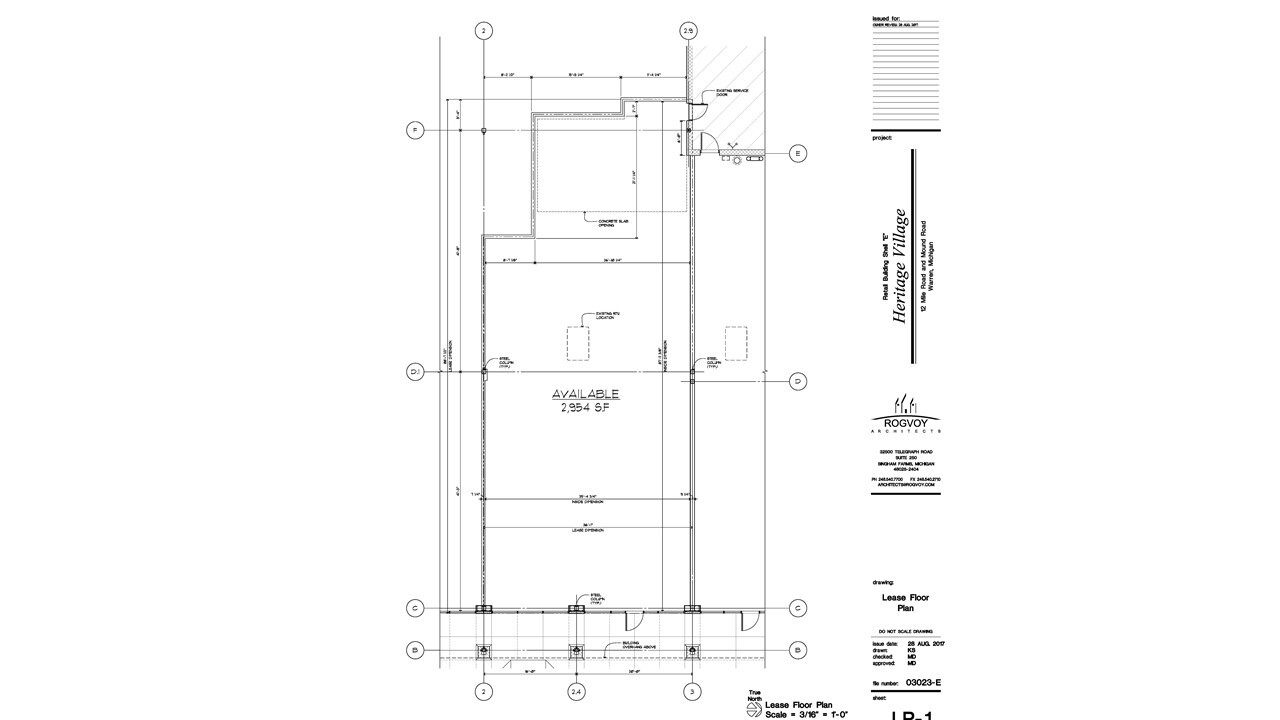 5709-5773 E 12 Mile Rd, Warren, MI for lease Floor Plan- Image 1 of 2