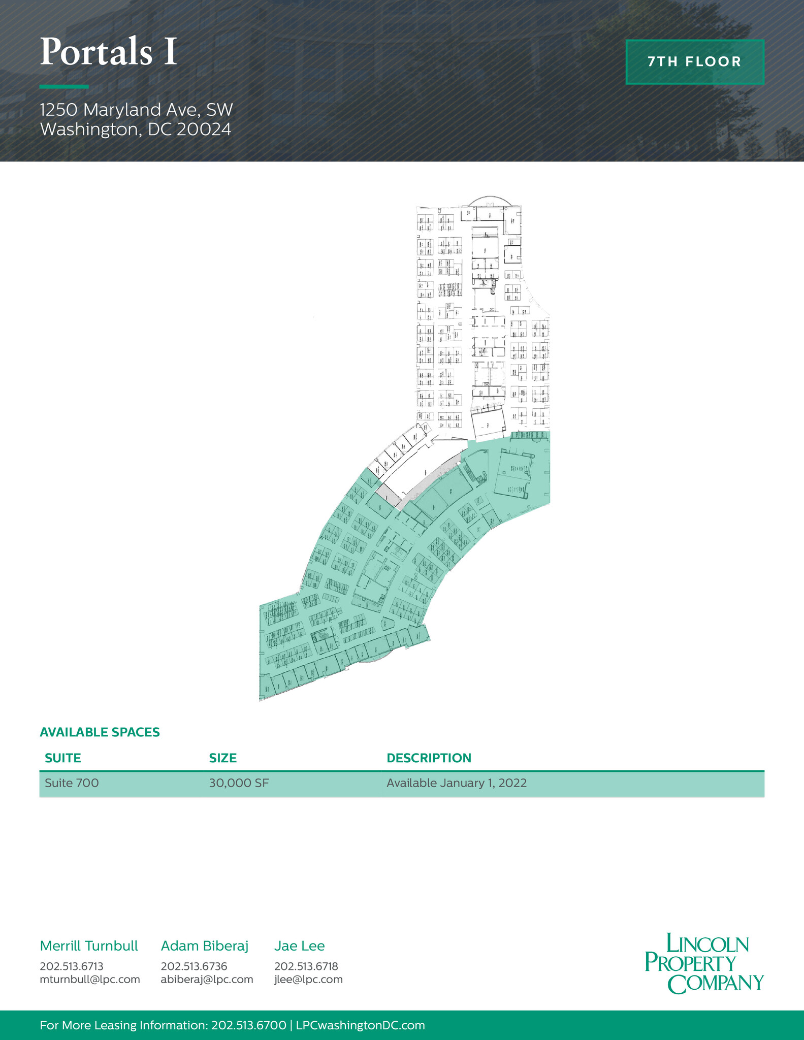 1250-1280 Maryland Ave SW, Washington, DC for lease Floor Plan- Image 1 of 1