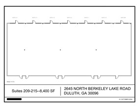 2645 N Berkeley Lake Rd, Duluth, GA for lease Site Plan- Image 1 of 1