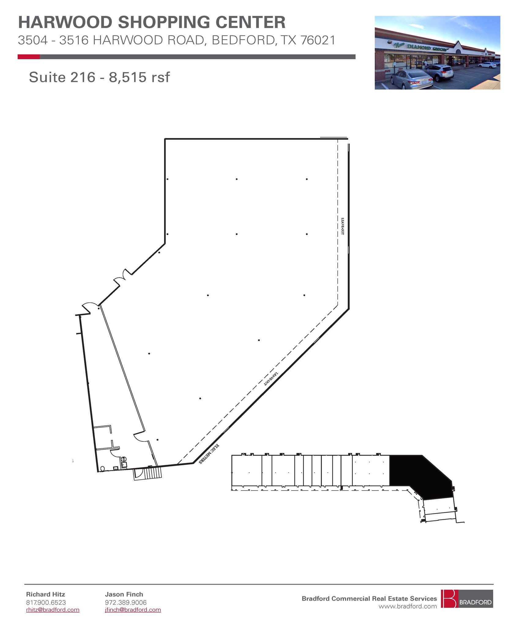 3504-3508 Harwood Rd, Bedford, TX for lease Floor Plan- Image 1 of 1