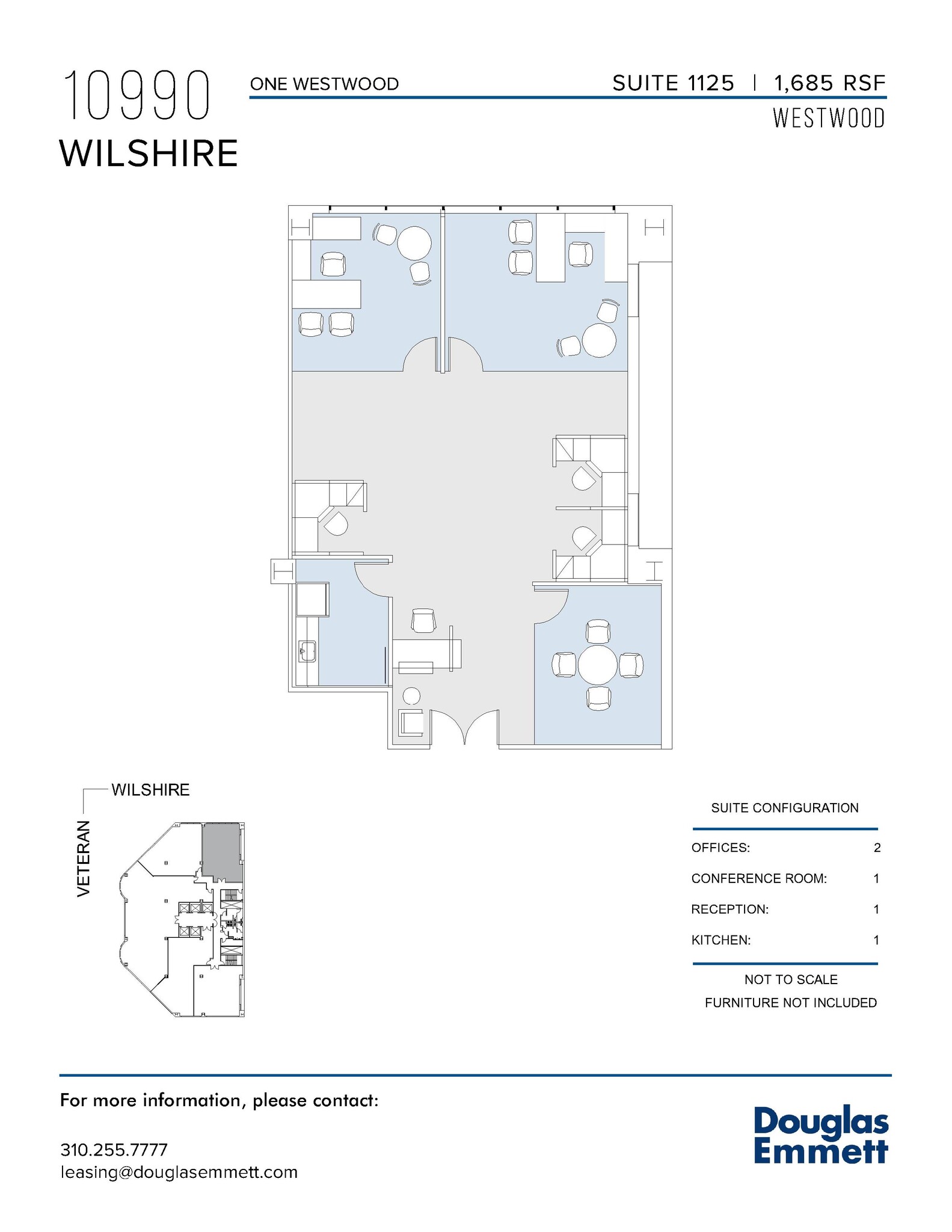 10990 Wilshire Blvd, Los Angeles, CA for lease Floor Plan- Image 1 of 1