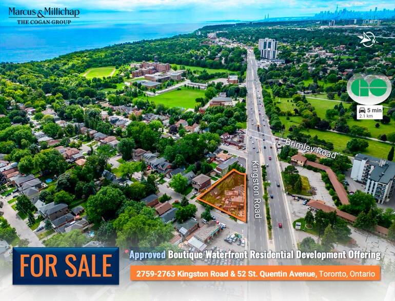 2761 Kingston Rd, Toronto, ON for sale - Aerial - Image 1 of 1