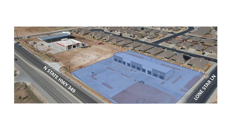 6900 N State Highway 349, Midland, TX for lease - Aerial - Image 3 of 4