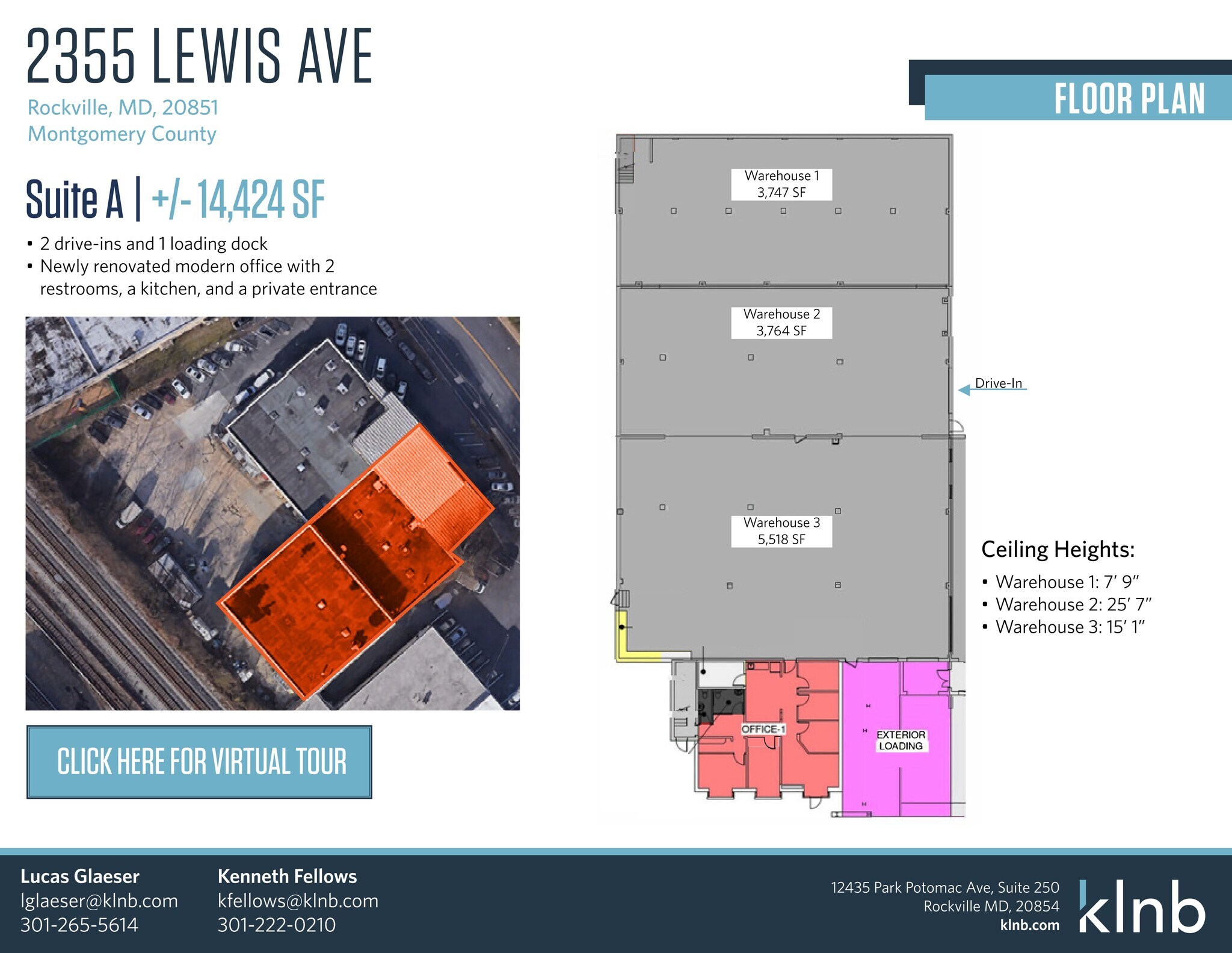 2355 Lewis Ave, Rockville, MD for lease Site Plan- Image 1 of 7