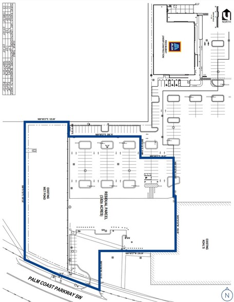 645 Palm Coast Pky SW, Palm Coast, FL for sale - Site Plan - Image 2 of 2