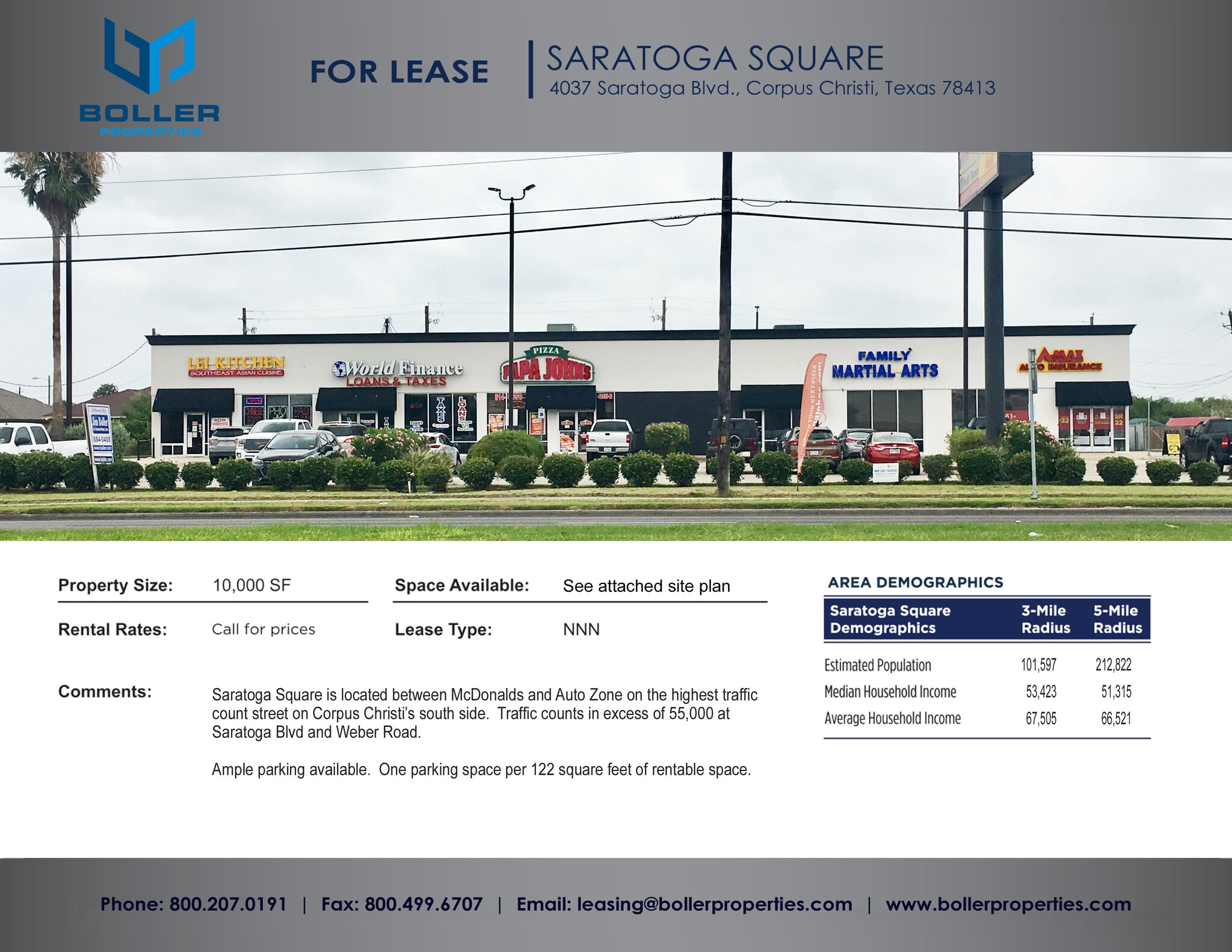 4037 Saratoga Blvd, Corpus Christi, TX for lease Building Photo- Image 1 of 2