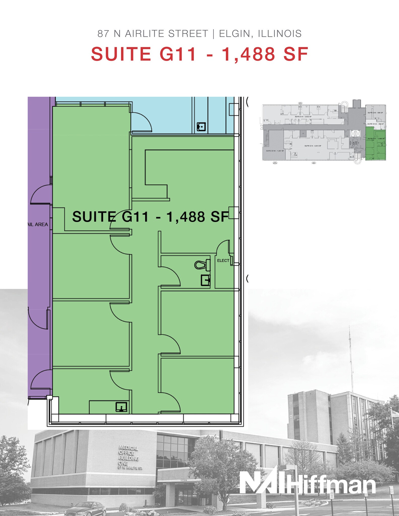 87 N Airlite St, Elgin, IL for lease Floor Plan- Image 1 of 1