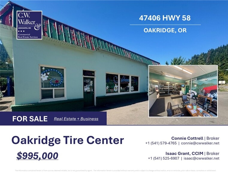 47406 Or-58 Hwy, Oakridge, OR for sale - Building Photo - Image 1 of 2