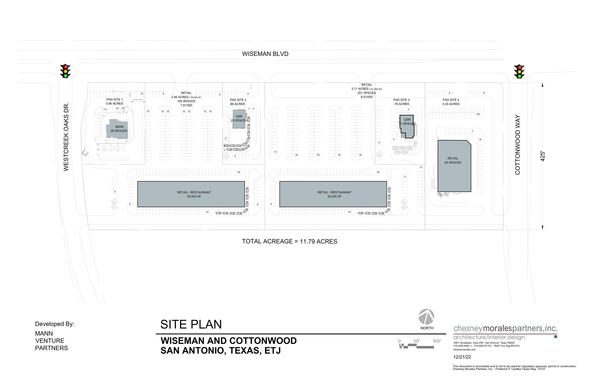 Wiseman Blvd & Cottonwood Way, San Antonio, TX for lease Site Plan- Image 1 of 5