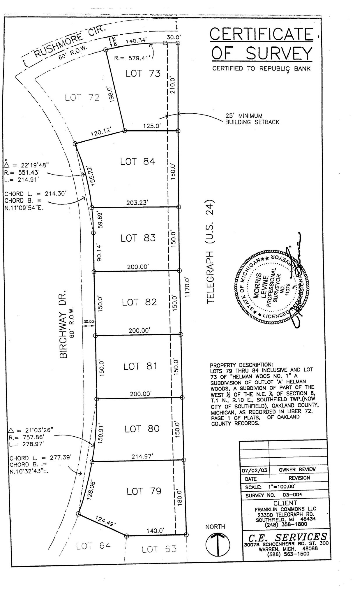 Telegraph Rd, Franklin, MI for sale Other- Image 1 of 1