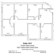 600 Twelve Oaks Center Dr, Wayzata, MN for lease Floor Plan- Image 1 of 1