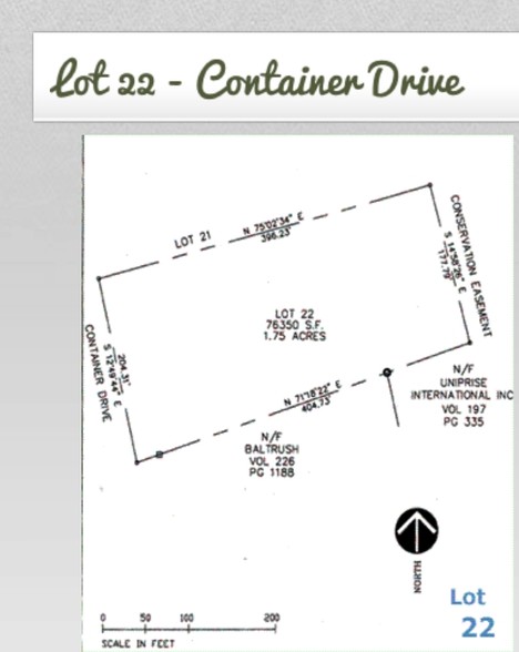 Lot 22 Container Dr, Terryville, CT for sale - Plat Map - Image 2 of 2