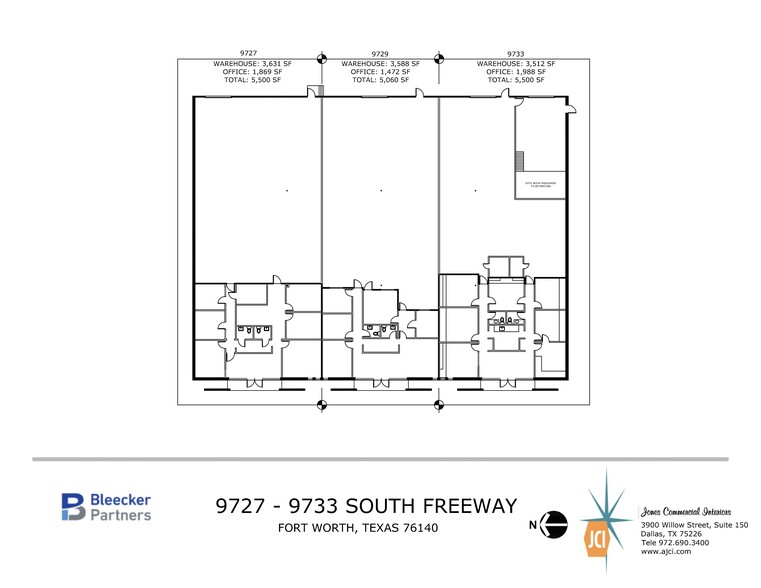 9727-9733 South Fwy, Fort Worth, TX for sale - Site Plan - Image 1 of 1