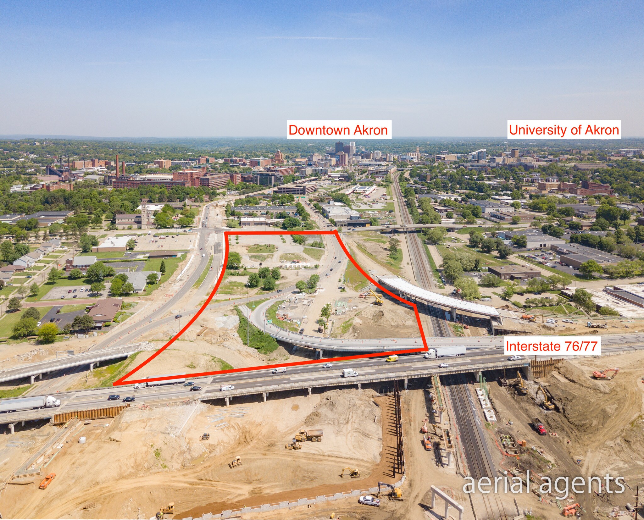 Main St, Akron, OH for sale Aerial- Image 1 of 1