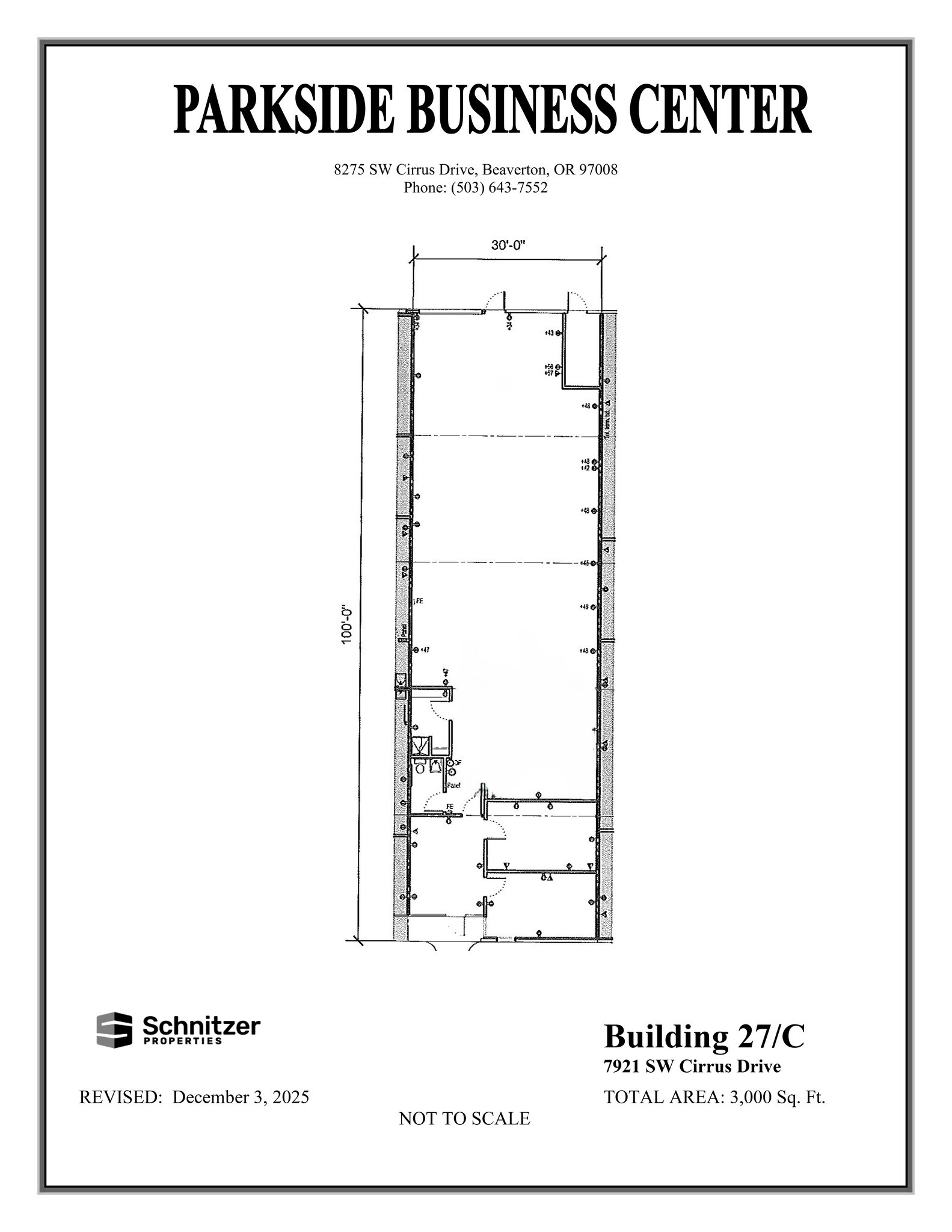 8362-8380 SW Nimbus Ave, Beaverton, OR for lease Site Plan- Image 1 of 1