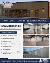 1302 Jackson St, Fort Smith AR - Warehouse