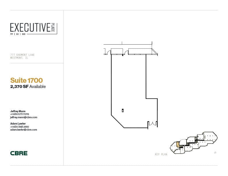 777 Oakmont Ln, Westmont, IL for lease Floor Plan- Image 1 of 2