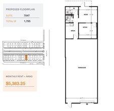 7059-7077 1/2 Vineland Ave, North Hollywood, CA for lease Floor Plan- Image 1 of 1