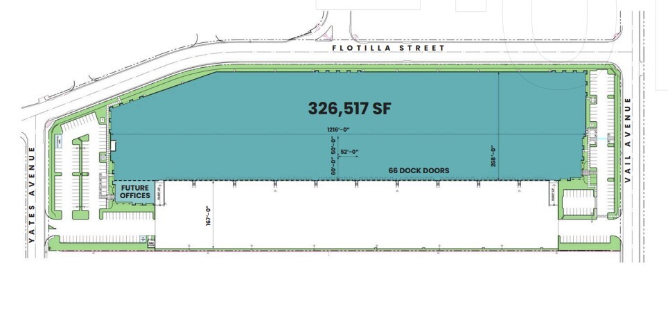 2101 W Flotilla St, Montebello, CA for lease - Site Plan - Image 2 of 3