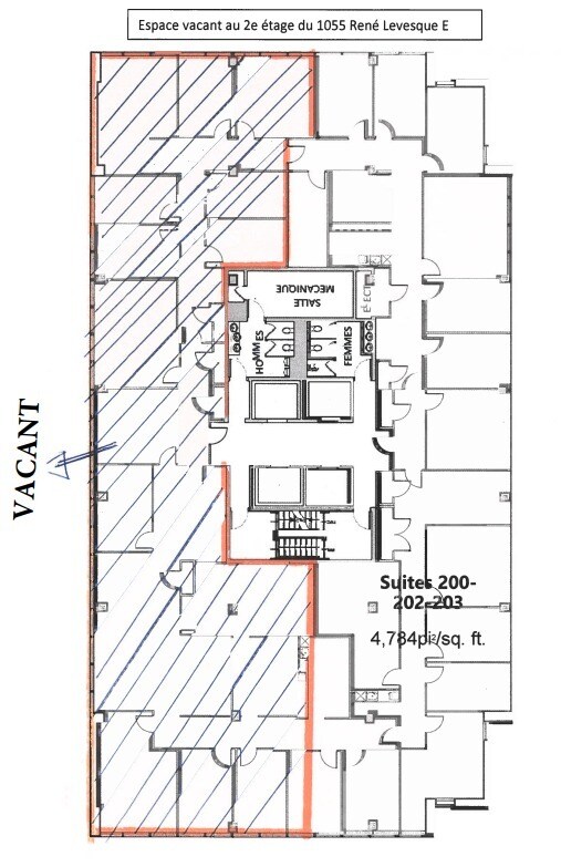 1055 Boul René-Lévesque E, Montréal, QC for lease Floor Plan- Image 1 of 1
