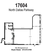 17604 N Dallas Pky, Dallas, TX for lease Floor Plan- Image 1 of 1