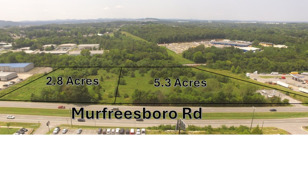 8.1 Acres Commercial Murfreeseboro Rd portfolio of 2 properties for sale on LoopNet.com - Building Photo - Image 1 of 8