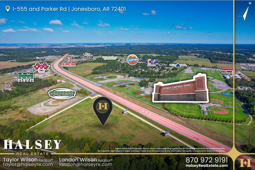 Parker Rd and I-555, Jonesboro, AR for sale - Building Photo - Image 2 of 8