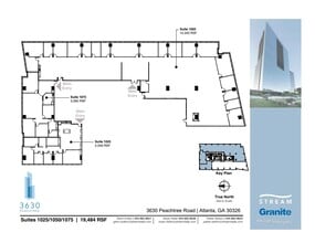 3630 Peachtree Rd NE, Atlanta, GA for lease Floor Plan- Image 2 of 2