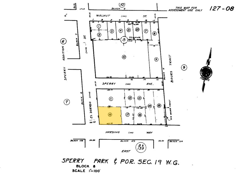 1502 N El Dorado St, Stockton, CA for sale - Plat Map - Image 2 of 2