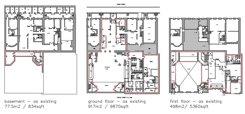 5 Queen St, Edinburgh for lease - Floor Plan - Image 2 of 2