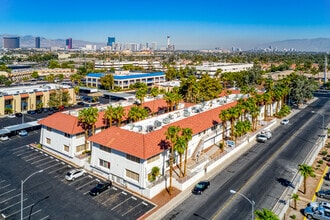 2235 E Flamingo Rd, Las Vegas, NV - AERIAL  map view
