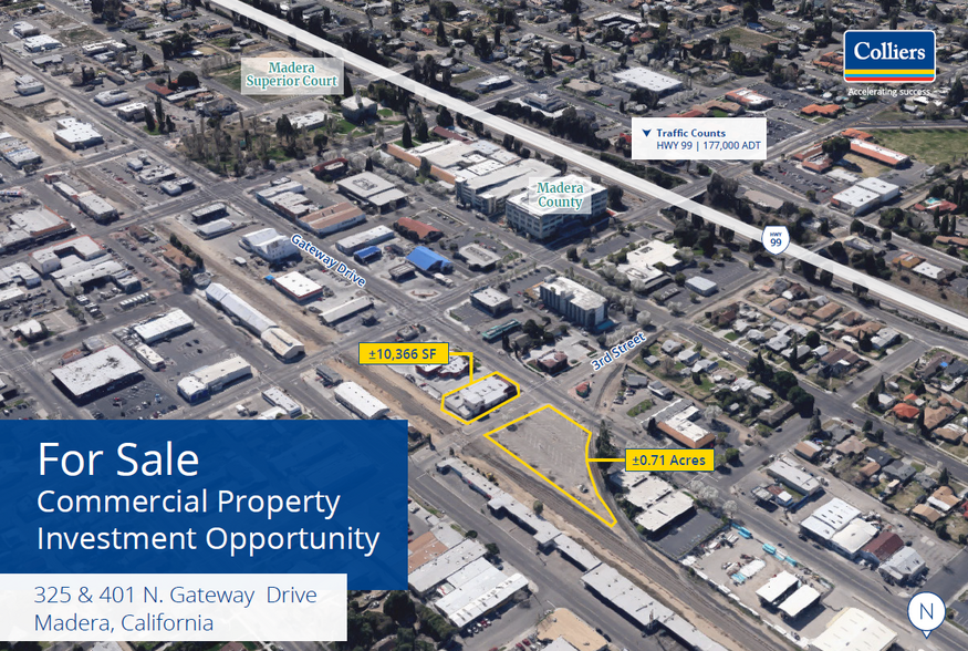 325-401 N Gateway Dr, Madera, CA for sale - Building Photo - Image 1 of 1