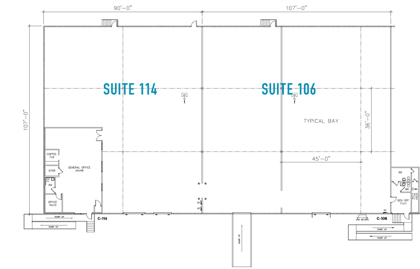 12798 Perimeter Dr, Dallas, TX for lease Floor Plan- Image 1 of 9