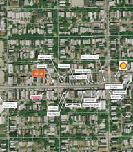 2110 W Division St, Chicago, IL - aerial  map view