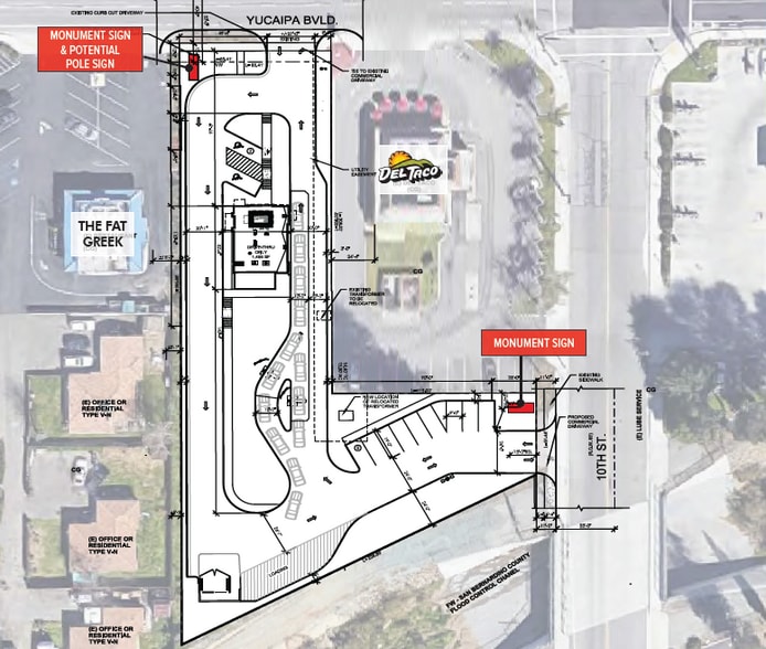 33281 Yucaipa Blvd, Yucaipa, CA for lease - Site Plan - Image 1 of 3
